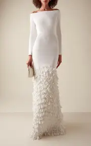 [Greta Constantine] Cashia Satin Gown