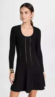NWT $650 ZIMMERMANN Luminosity Knit Panelled Mini Dress 3 US-10