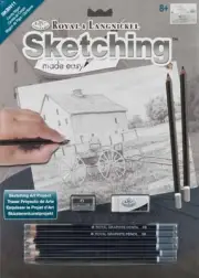 ROYAL BRUSH - Sketching Made Easy Country Wagon - Art Kit SKBN11