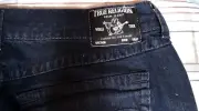 True Religion Geno Men's Size 38x32 With Flap Relaxed Slim Jeans $199 NWT
