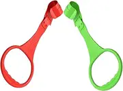 OFFIGAM 2pcs Pull Up Rings for Playpen Ergonomic Handles for Safe Standing Assistance for Indoor Playpen Activities Enhances Safety Supports Growth and Cognitive Development
