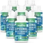 8 PACKS Liposomal Nicotinamide Riboside Supplement with TMG and Pterostilbene