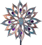 Wind Spinner Kinetic Metal for Outdoor Garden Patio Lawn Art Pathway Decoration