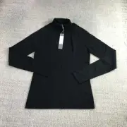 New Lela Rose Sweater Womens Small Pullover Black Turtleneck Casual Ladies
