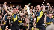 RICHMOND TIGERS AFL TEAM POSTER, FOOTBALL PREMIERS CATS DOGS PIES CROWS demons 5
