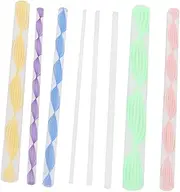 HAPINARY Manicure Kit: 8 Pcs Acrylic Sticks Dotting Rod Point Pencil for Nail Art