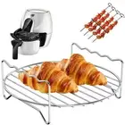 The Best Air Fryer Accessories Set Includes Rack Skewers and Baking Tray