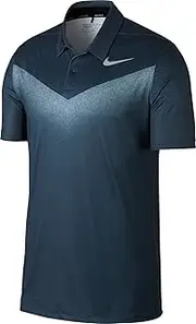 [Nike] Golf Men's Dri-Fit Standard Fit Golf Polo Shirt White Black 854264 043