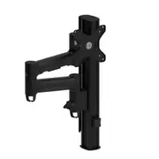 Atdec Single Monitor Mounting Solution - 460mm Arm on 400mm Post W/F Clamp - Black