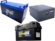 Kings Stayzcool 30L Drawer Fridge Freezer 12V/24V 4WD SUV UTE + 138AH AGM Deep Cycle Battery + Maxi Box