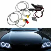 1 Set White Led CCFL Angel Eyes Halo Rings Lights Lamp For BMW E36 E38 E39 E46 J