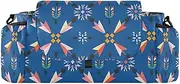 miaozhen Boho Arrow Pattern Blue stroller holder organizer caddy stroller zippered pocket carrito para acesorios para baby