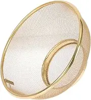 Angoily Sink Colander Strainer Fine Mesh Rice Cleaner Drain Basket Sifter Strainer Small Mesh for Rice Washer Bowl