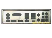 For ASRock Z390 Phantom Gaming 6 Shield IO I/O Rear Baffle Backplate Motherboard