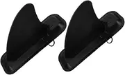 Outanaya 2 Pack Paddleboard Fins Replacement Surfboard Fins Detachable Card-Lock Design Enhance Stability and Control Suitable for Boards