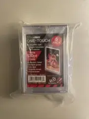 (5-Pack) Ultra Pro One Touch Magnetic Card Holder 130pt w/ UV Protect Xtra Thick