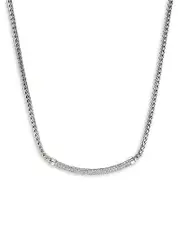 John Hardy Sterling Silver Jh Essentials Diamond Pave Necklace, 16-18