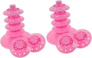 OHPHCALL 2Pcs Multi Tiered Candy Display Stand Lollipop Holder for Cake Pops Decorative Candy Table Display for Retail and Party Decorations