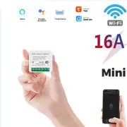 1Pc 16A 2 Way Control Smart Wifi DIY Switch Universal Work For Alexa Google App
