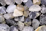 Rutilated Quartz Tumbled Crystal Creativity Fear Phobia Anxiety Removal Peace