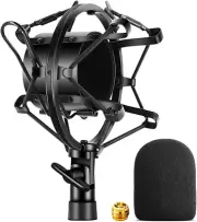 Rode Podmic Stand with Pop Filter-Microphone Boom Arm with Foam Windscreen