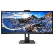 Philips 346p1crh 34" Wqhd 100hz Curved Usb-c Height Adjustable Monitor