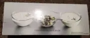 Vintage Triple Bowl Server Set Simple Yet Unique