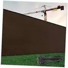Fence Privacy Screen Windscreen Cover Fabric Shade Tarp Netting 4' x 50' Brown