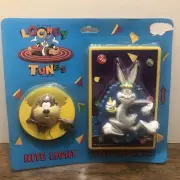 Vintage Tasmanian Devil Night Light w/ Bugs Bunny SwitchPlate Taz Looney Tunes