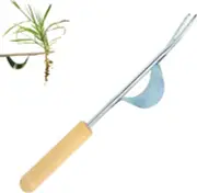 STEEL Hand Weeder Weeding Weed Remover Puller Fork Lawn Garden Tool AUS