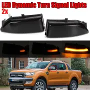 For Ford Ranger T6 Dynamic Flow LED Indicators Side Turn Signal Mirror Lights x2 (for: Ford)