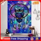 Owl Dream Catcher Tapestry Wall Hanging Rugs Home Decorative Carpet (130x145cm)