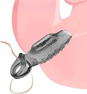 Vibrating Cock Ring Penis Sleeve Girth Enhancer Wider Dick Sex Toy Men Penis Sheath Male Penis Sleeve Girth Reusable Condoms Extender Enlarger Enhancer for Adult Men Sex Toys