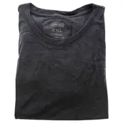 Bamboo Crew Tee - Navy Heather by Cariloha for Women - 1 Pc T-Shirt (2XL)