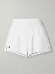 [ON] ON - Court Layered Recycled-jersey Shorts - White - x small x small White