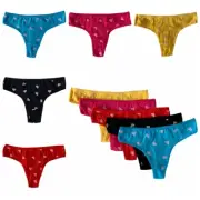 New 5 Women Bikini Sexy Brief Thongs Hipster Panties Underwear (#HF770)