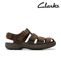 在飛比找momo購物網優惠-【Clarks】男鞋 Saltway Cove 雙魔術氈包頭