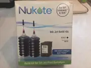 Nukote Computer Ink Jet Refill Kit HP Lexmark Dell Sharp Brothers Compaq Black