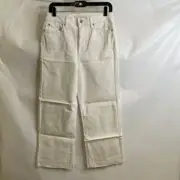 7 FOR ALL MANKIND Cropped Alexa Jeans Women's Size 30 White