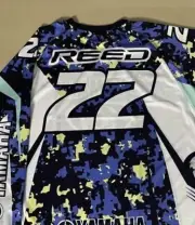 CUSTOM DESIGN JERSEY MOTOCROSS SUPERCROSS CHAD REED BERCY SX YAMAHA YZ450F YZ250