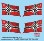 1/144 Kriegsmarine Flags 3D Decal Set from Babibi Models - DNT-01029 - 2 Flags!