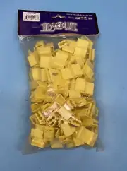100 Pack 12-10 Gauge Yellow Quick Splice Tap Wire Connectors Terminals , USA