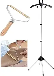 Handheld garment steamer rack,Garment hanger for steaming clothes,Steam rack for clothes,Clothes hanger for steam ironing,Steam stand clothes,Steam iron steamer hanger standing