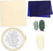 Gadpiparty 1Set Embroidery Kit for Adults DIY Cross Stitch Craft Tools with Yarn for Beginners Decorative Needlework Supplies for Creative Projects and