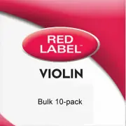 Super Sensitive Bulk Red Label Violin E Single String 4/4 Medium Bulk 10-packs