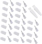 Mipcase 20 Pairs -c USB Plugs Male Cover Earphone Jack Dust Plugs Liquid Proof Protect Your Phone Port