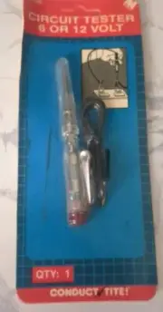 Vtg Circuit Tester 6 Or 12 Volt