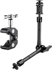 11 Inch Articulating Magic Arm + Super Clamp for Camera LCD Monitor LED Video