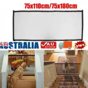 Safety Enclosure Dog Gate Barrier Mesh Safe Pet Anywhere Magic Guard& Install AL