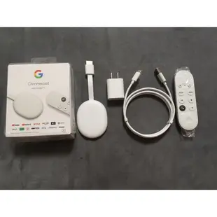 已拆封福利品Chromecast with Google TV 4K 第四代 安卓電視棒 電視盒 HDR